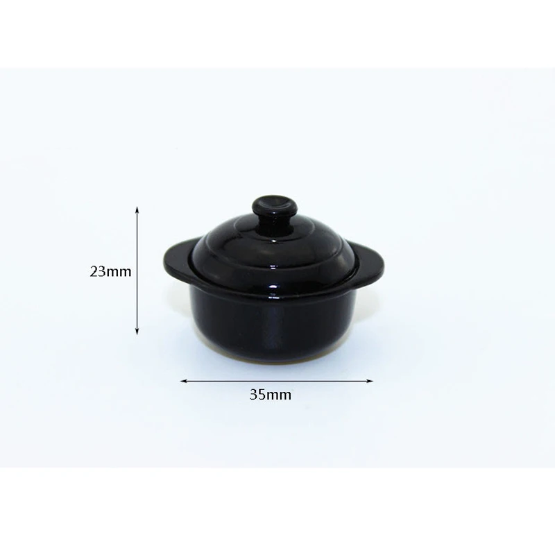 

1 шт. Миниатюрный Кукольный мини-домик, кухонная утварь для готовки, мебель, игрушечный кукольный домик, аксессуары, большая суповая кастрюл...