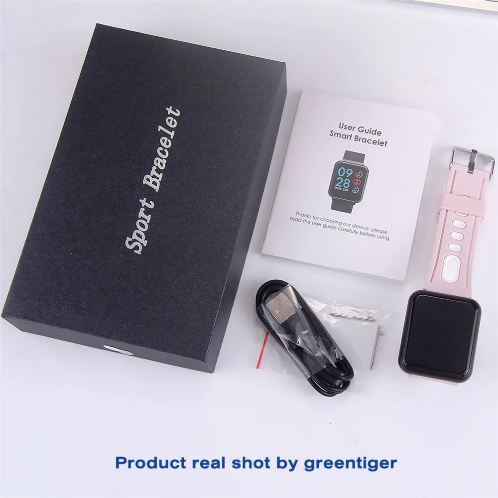 Greentiger P68, умный Браслет, мульти-спортивный браслет, IP68, водонепроницаемый фитнес-трекер, Смарт-часы для мужчин и женщин