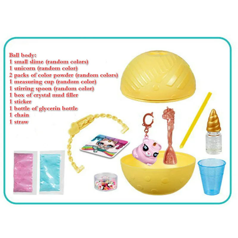 Poopsie Slime Единорог мяч куклы какашки Игрушки для девочек хобби аксессуары звезда или Oopsie звездный свет дуя пузырь пластилин