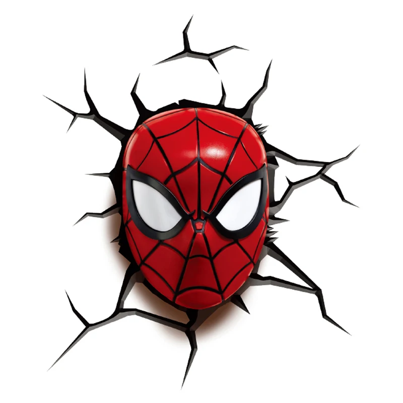 Сенсорная кнопка Marvel Человек-паук 3D свет Homecoming Мини 3D деко Иллюзия ночник настольная лампа для украшения дома