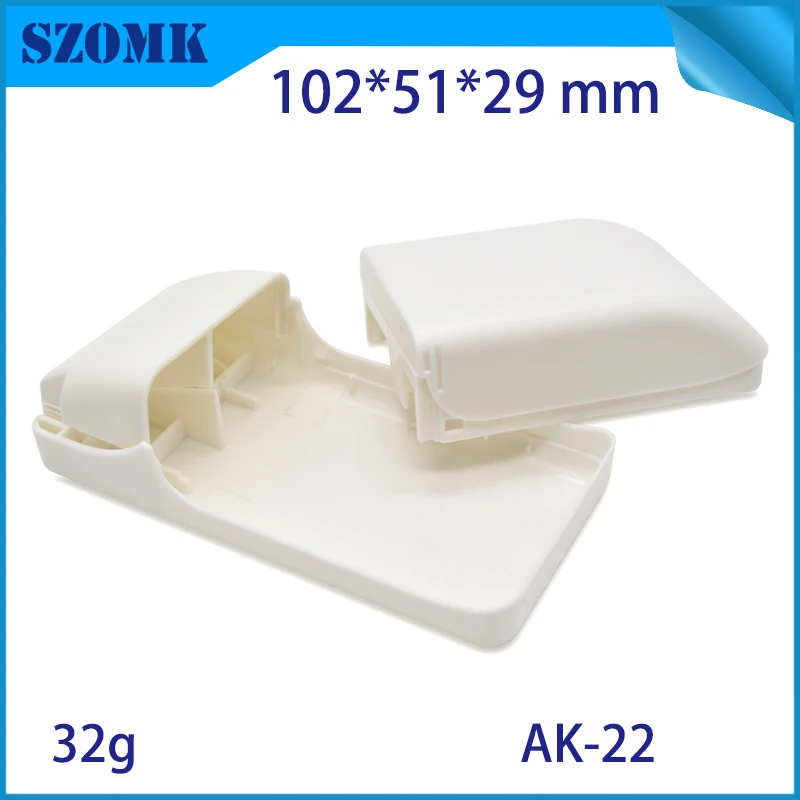 Один кусок diy пластиковые электронные устройства кожух соединение корпуса LED