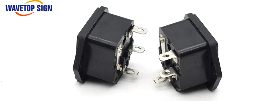 4 шт./лот AC-03 3pin в одном AC мощность разъем характер 10A/250 В в мужской разъем