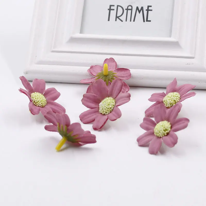 Ромашки для свадебного декора шелковые цветы ромашки искусственные высокое