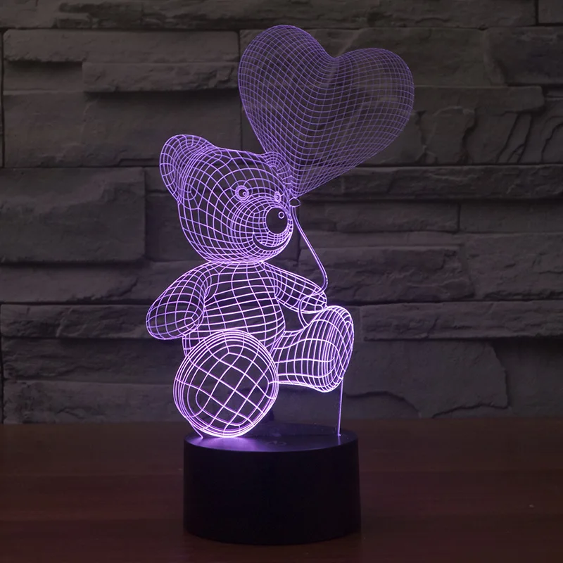 Украшение для спальни 3d маленький ночник импортные товары современная