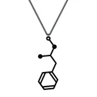 Ожерелье с молекулой метамфетамина, 12 шт.лот