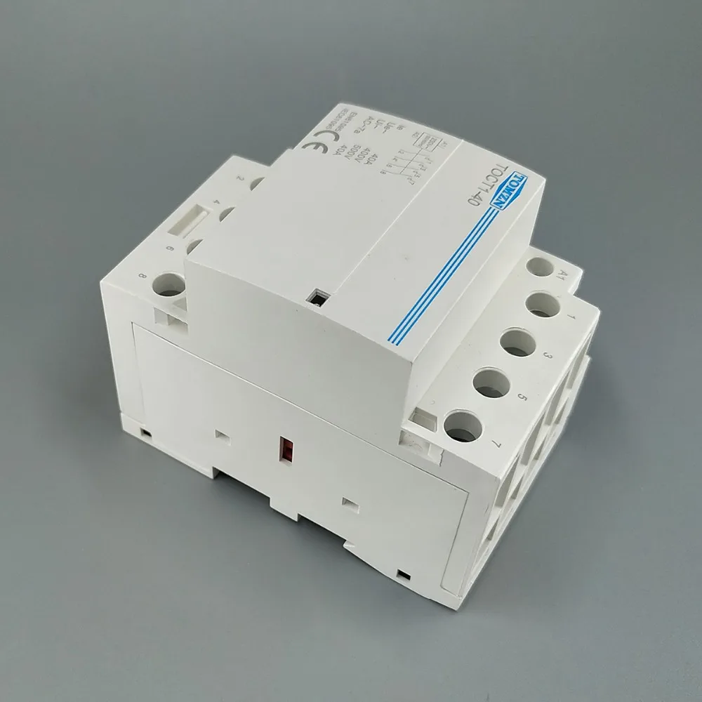 TOCT1 4P 40A 220V 400V~ 50/60HZ Din rail Household ac Modular contactor 4NO | Contactors