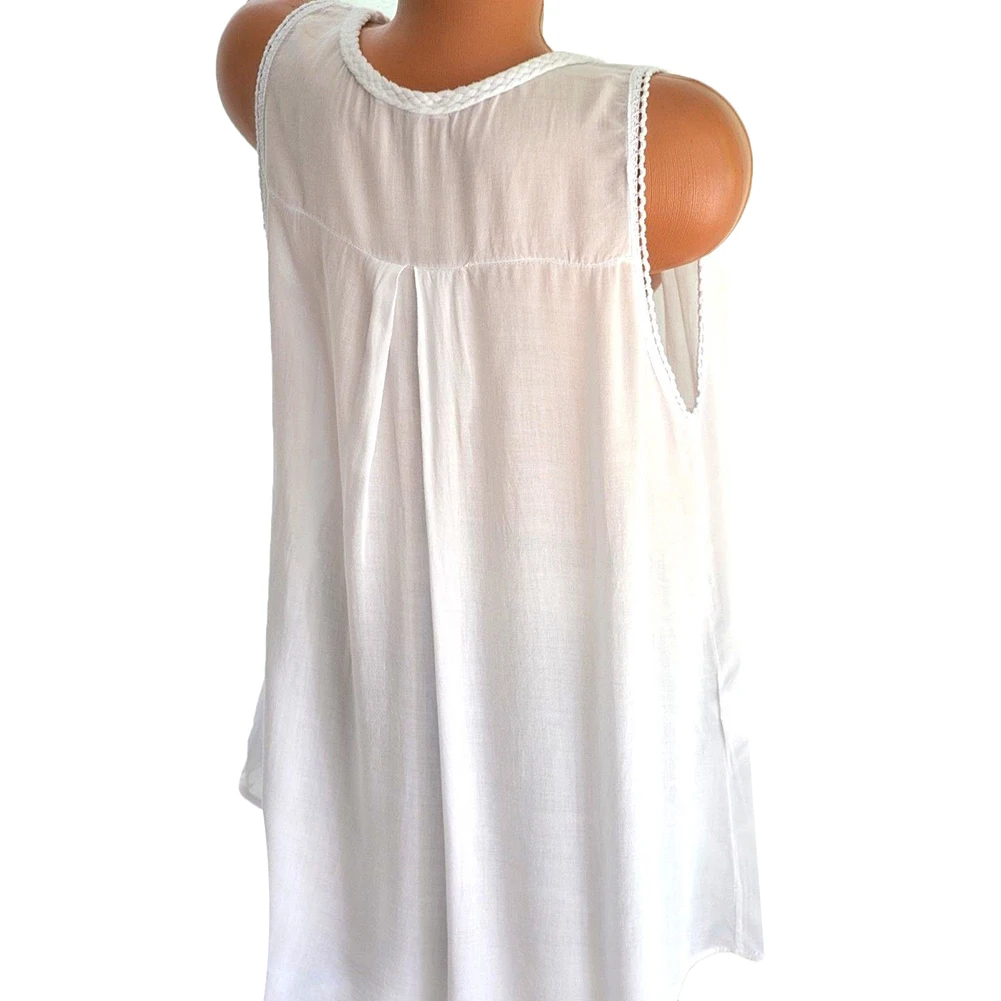 Летние женские свободные топы без рукавов с блестками сексуальные v-образным