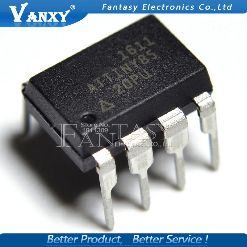 2 шт. ATTINY85-20PU DIP-8 ATTINY85 DIP8 85-20PU ATTINY85-20 DIP и