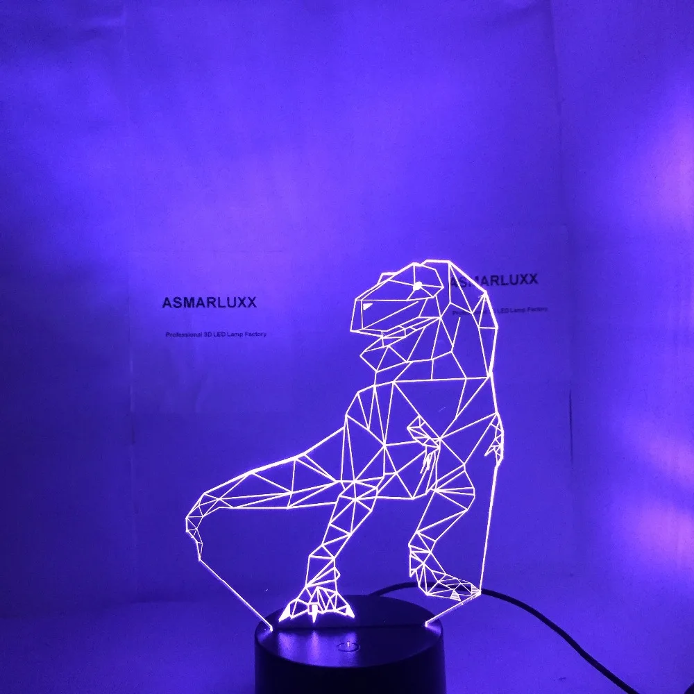 

Cute Funny Dinosaur 3d Lamp 7 Colors Led Night Lamp For Kids Touch Led Usb Table Lampara Lamp Baby Sleeping Nightlight Drop Ship