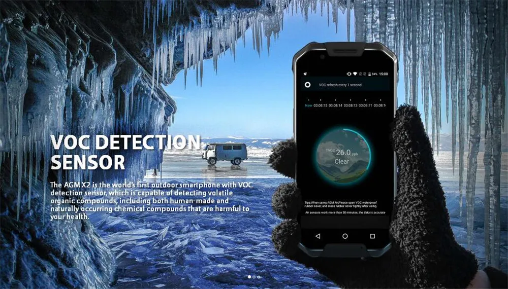AGM X2 ЕС/SE смартфон LTE Android7.0 6 GB 64 GB IP68 Водонепроницаемый 5," Octa Core 6000 mAh Поддержка NFC GPS OTG Мобильный телефон