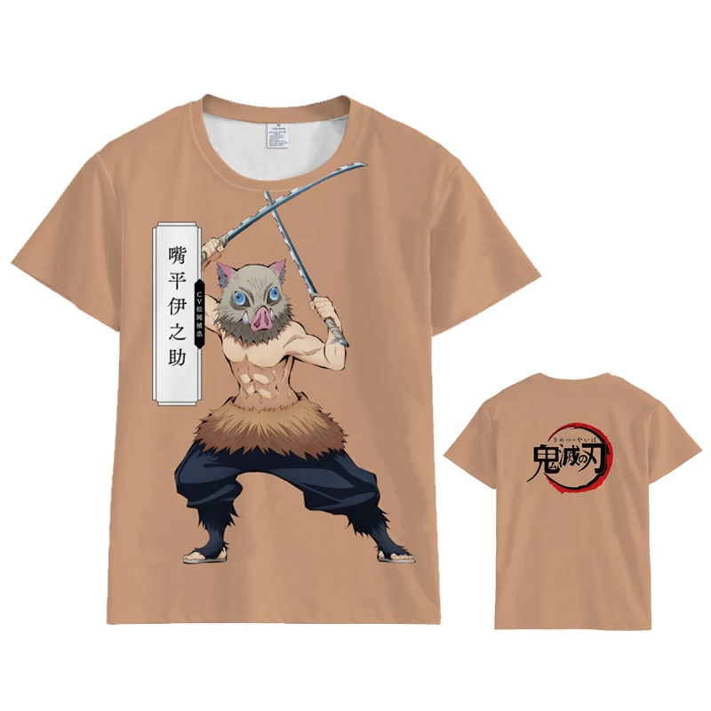 E Coshome аниме Demon Slayer Kimetsu no Yaiba Косплей Tanjiro Kamado футболка для мужчин и женщин костюм короткий рукав летние футболки топы - Цвет: E