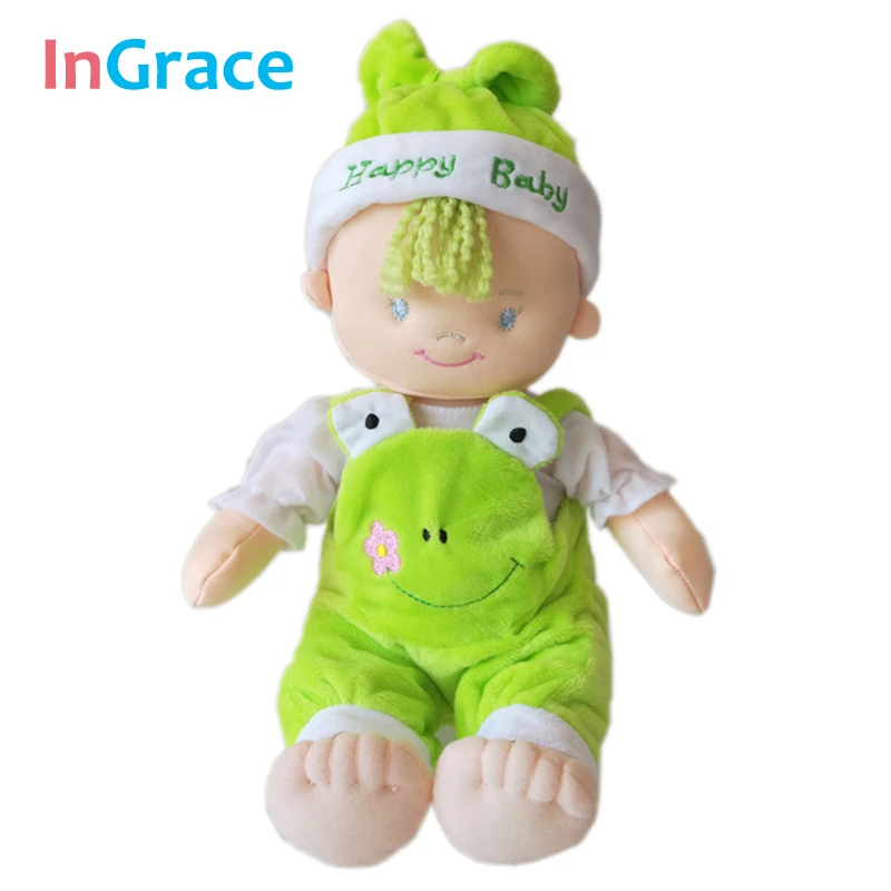 Ingrace/Детская кукла с одеждой в виде животных; милая плюшевая игрушка для младенцев; куклы для сна; подарок для ребенка