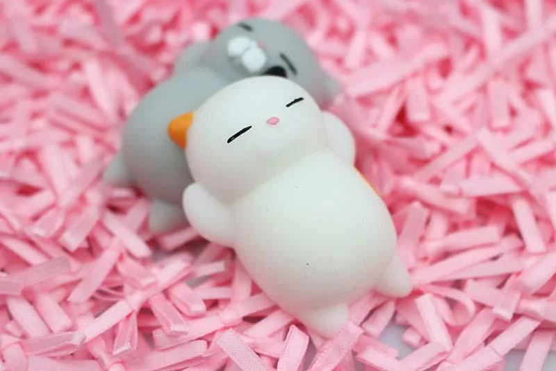 Mskwee мягкие Squishy Cat салфетки антистресс загрузки Мяч Декомпрессии Sticky устранить Домашние животные Fun Squishies Squeeze Friet комплект Toysgift