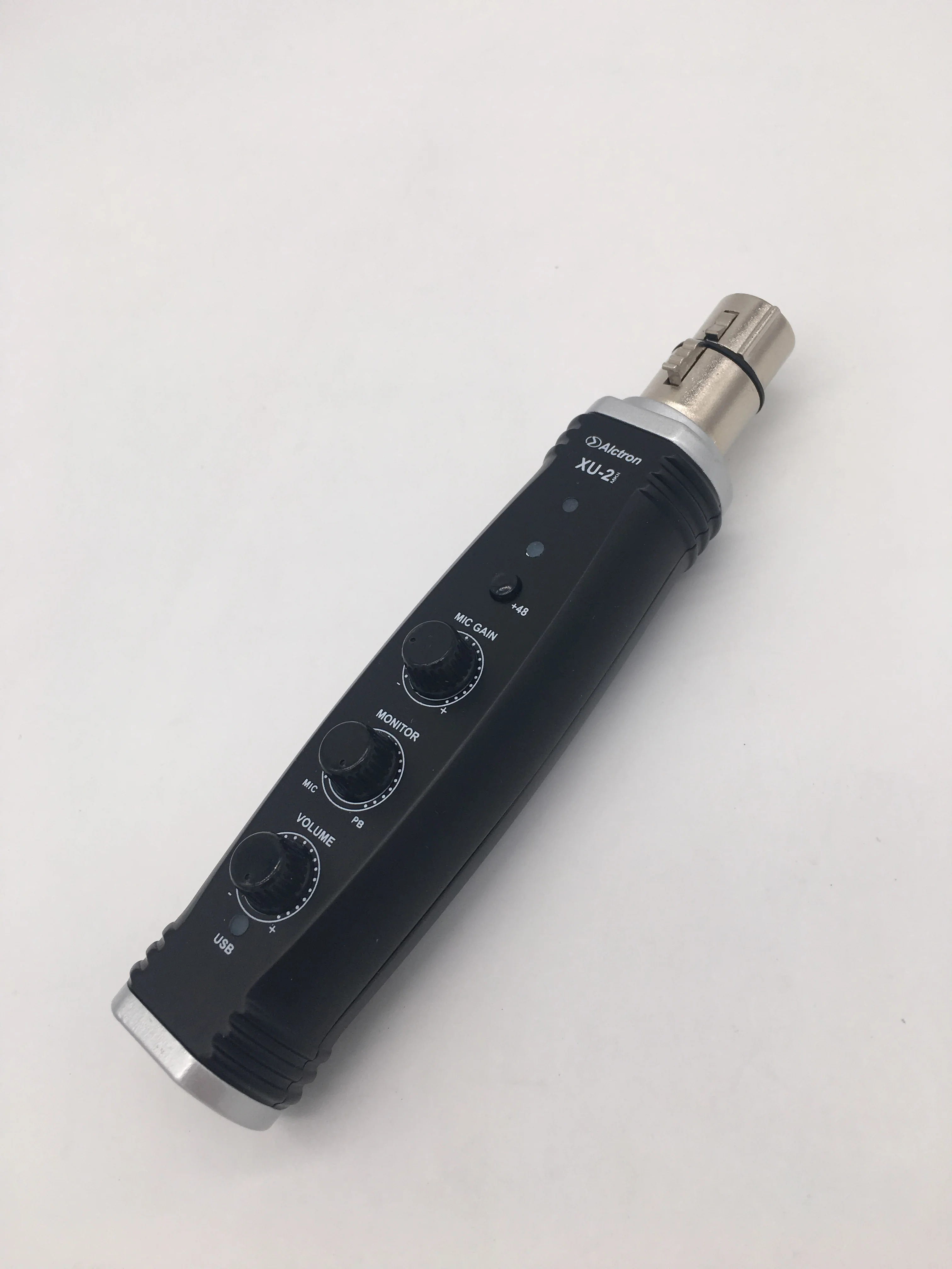 USB конвертер Alctron XU 2 MKII преобразователь XLR в микрофон предусилитель mic XLR/USB