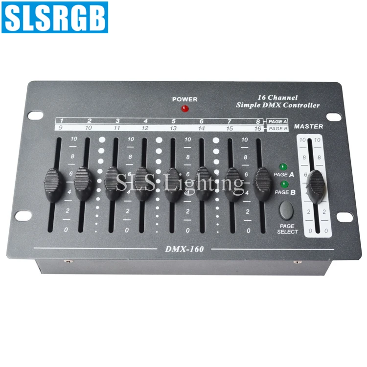 Фонарик горячий! 16-канальная простая сценисветильник световая консоль dmx 512