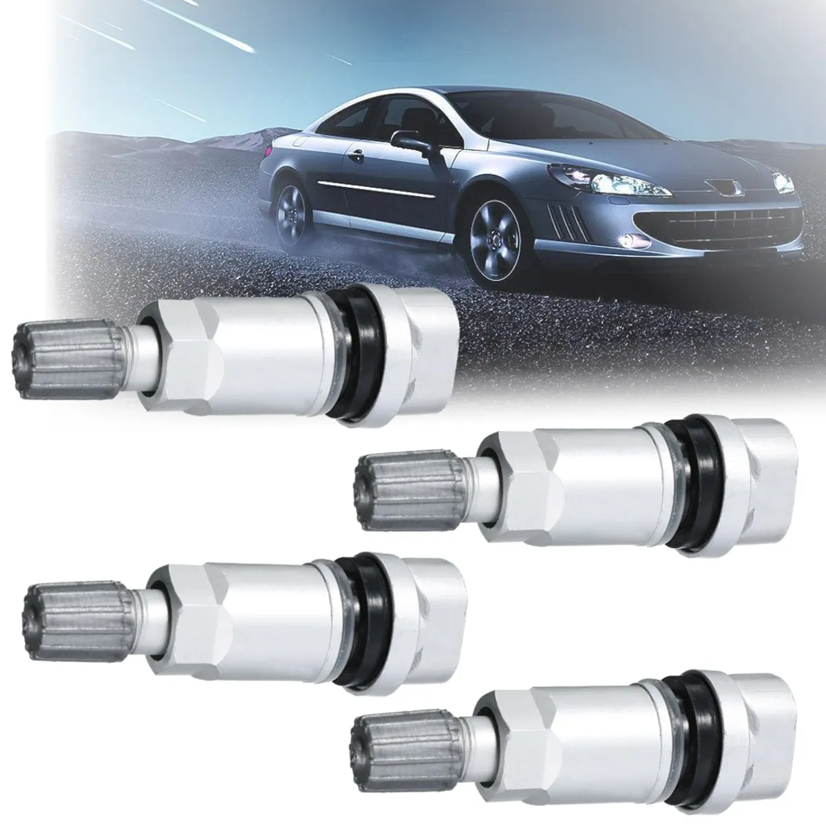 4 шт. TPMS датчик давления воздуха в шинах 5WK96841 2045431 для peugeot 407 607 807/Citroen C4 C5 C6 монитор системы