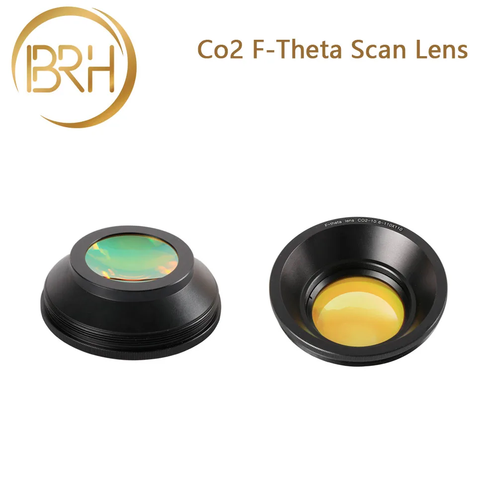 Объектив сканера BRH CO2 F theta полевой объектив 10 6 мкм 600 Нм 50x50 600x детали для