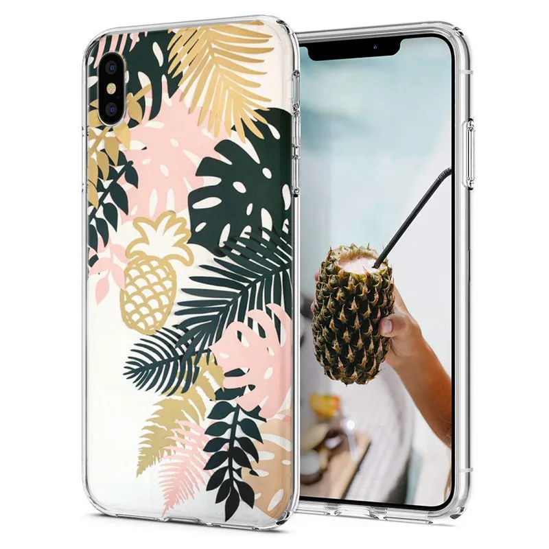 Модный мягкий из высокотемпературного полиуретана силиконовый чехол для iPhone X XS
