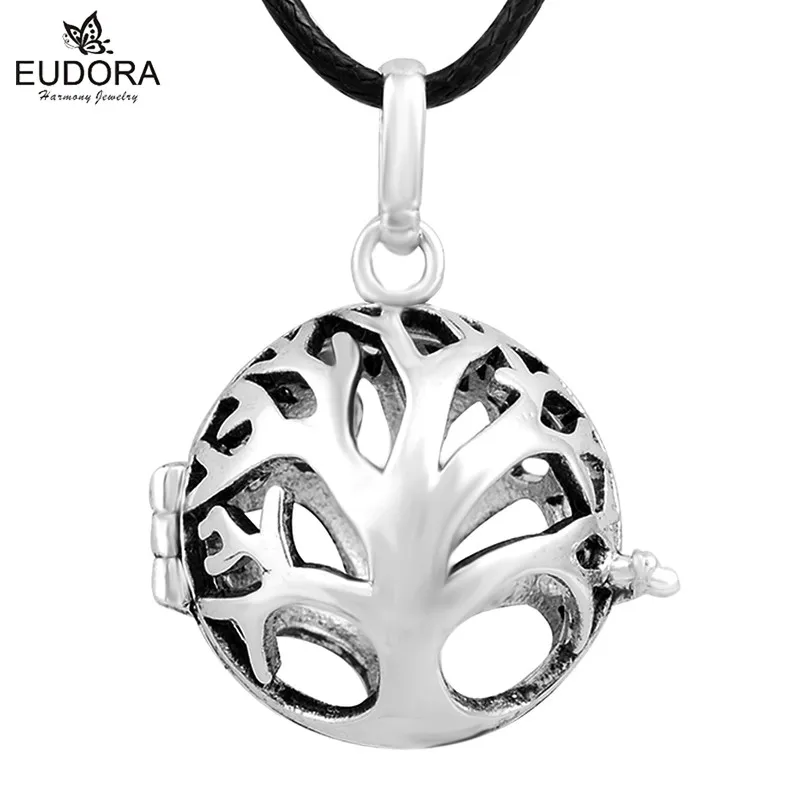 Ангел вызывающий гармония винтажный жизни Дерево медальон клетка педант