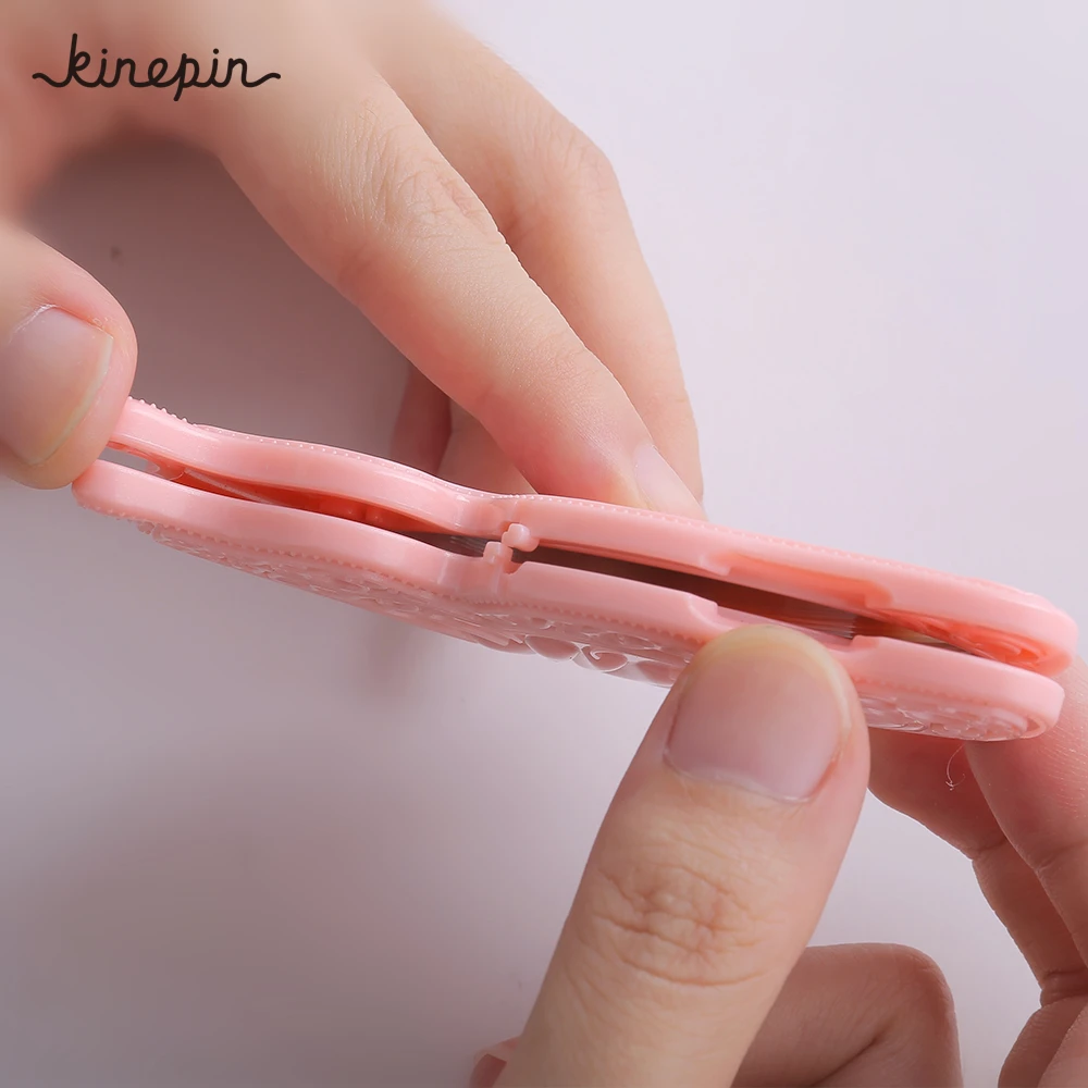 1Pc Cute Butterfly Handy Folding Mirror Exquisite Pocket Hand Makeup Compact Foldable Double-sided Mirrors 60*95mm | Красота и