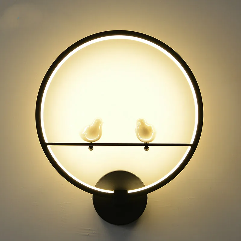 

Светодиодная настенная лампа, современный креативный комнатный светильник для спальни, гостиной, столовой, коридора, декоративное освещение, 18 Вт