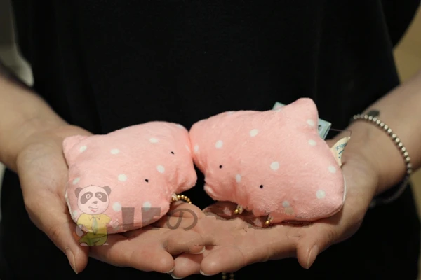 Pink Devil Fish Doll Pendant Manta Umbrella Toy Marine Life Ray Gift 12cm | Real Plush