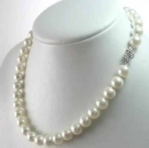 Продажи ювелирных изделий&gt AAAA 8 мм белый South Sea Shell Pearl Цепочки и ожерелья