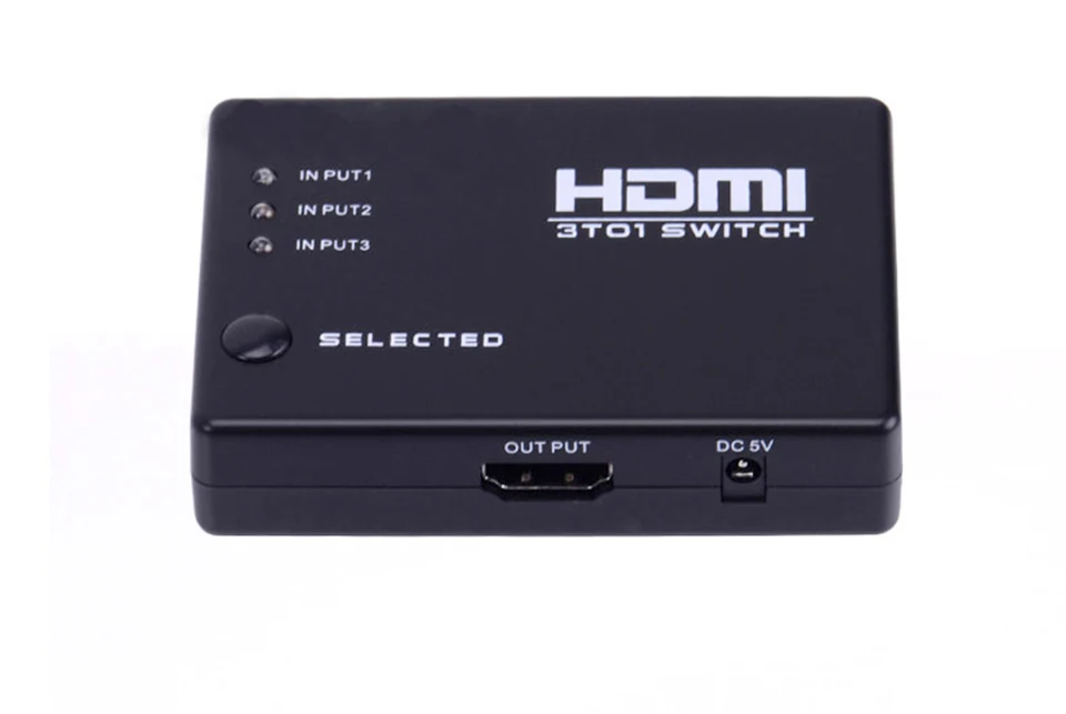 SY-302 HDMI 1 в 3 Кабель HDMI конвертер Поддержка 3D hd-конвертер с пультом дистанционного управления