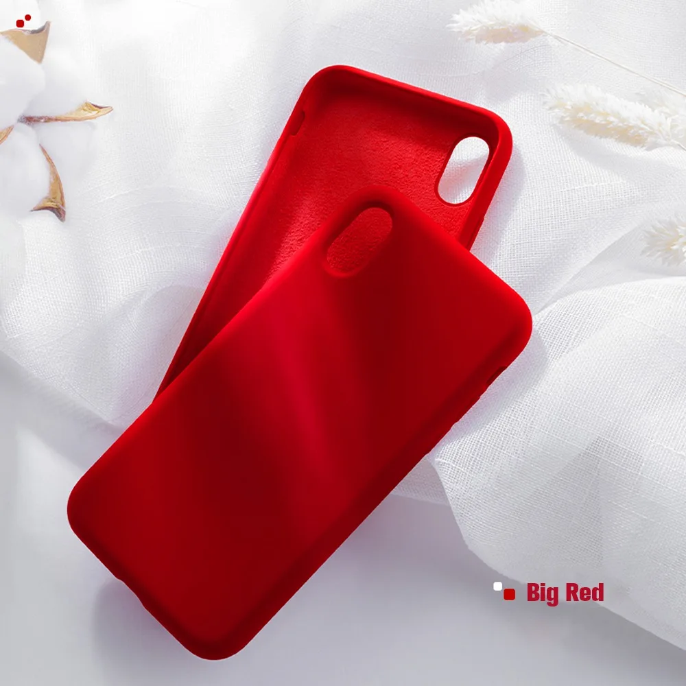 Big Red Чехол для телефона для iPhone 7 чехол силиконовый чехол для iPhone 11 Pro XS Max чехол для iPhone 7 8 6 6S Plus X XR 8plus Coque - Цвет: Big Red