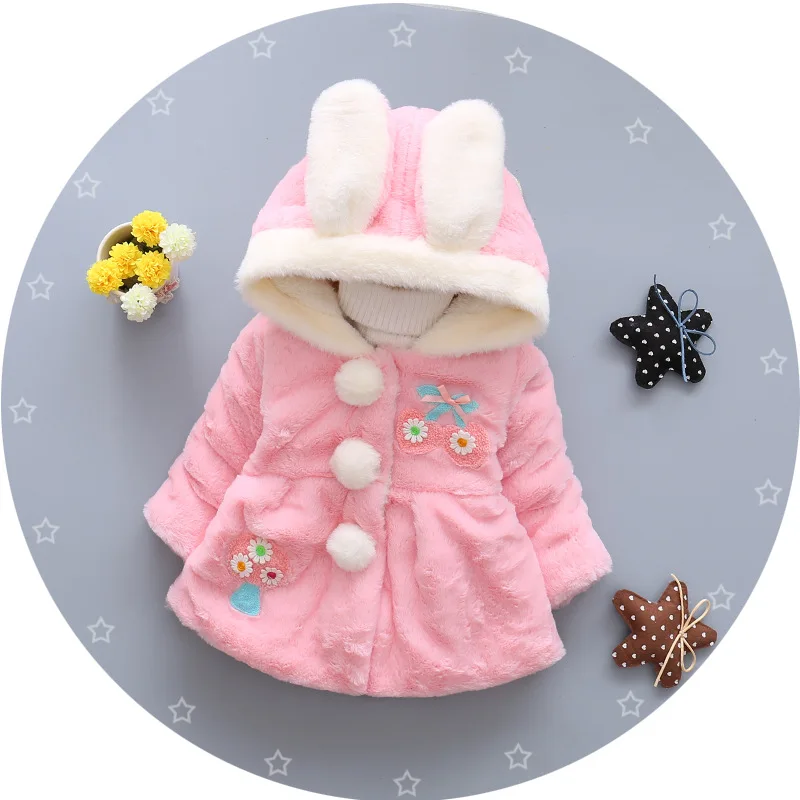 Зимние Детские Девушки Искусственного Меха Руно Пальто Партия Театрализованное