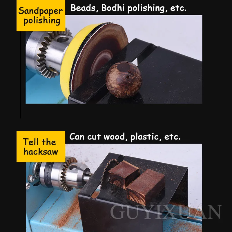 Мини деревообрабатывающий токарный станок бусина шлифовальный для резки бусин