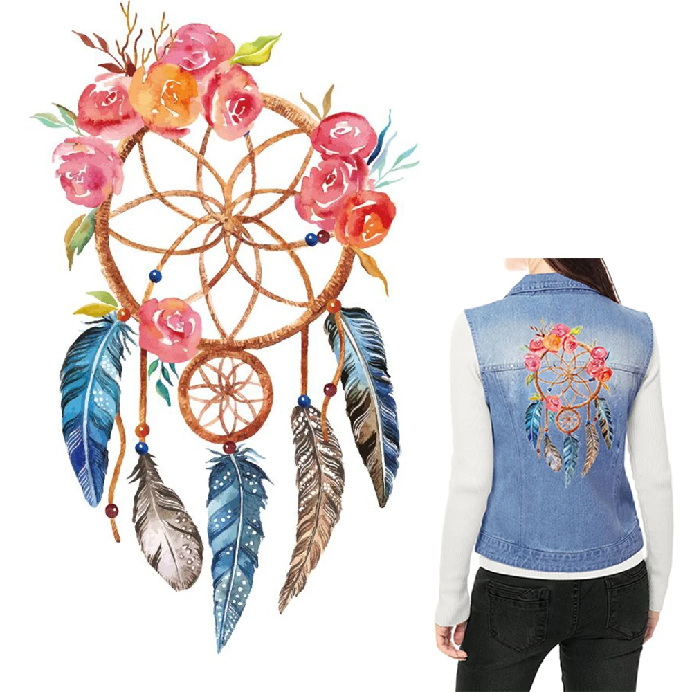 4 вида стилей нашивки Ловец снов переводные наклейки на одежду тепловые