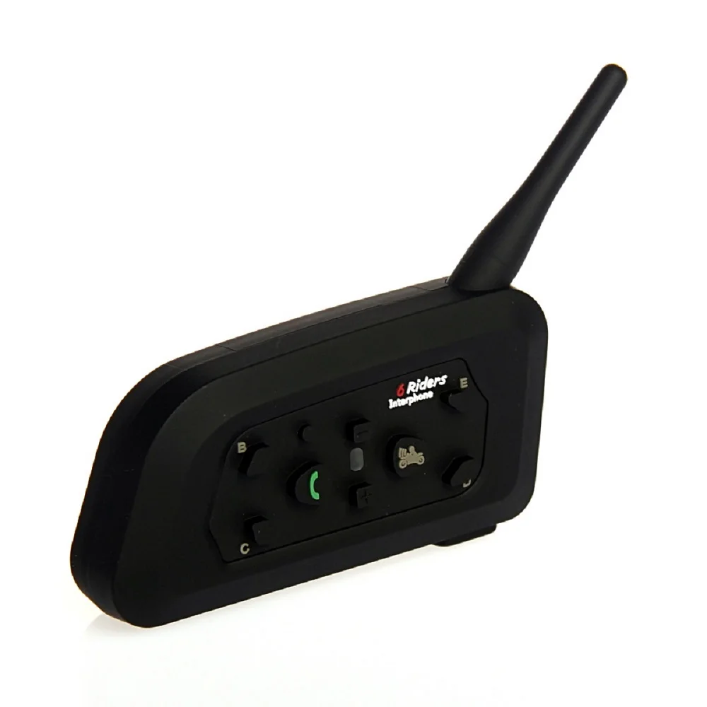 Оригинальный мотоциклетный Bluetooth шлем гарнитуры домофон V6 1200 два пользователя