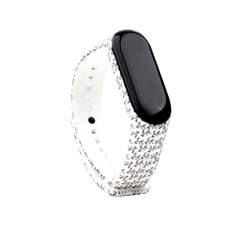 Спортивный ремешок для Xiao mi Band 3, силиконовые аксессуары, браслет для Xiaomi mi band 3, 4, браслет для mi band 3, ремешок Xiaomi mi Band 4 - Цвет: 18
