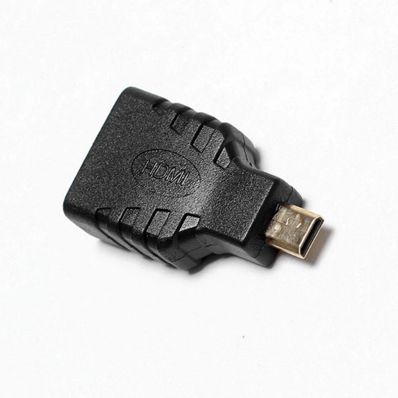 1 шт. переходник с HDMI-разъемом типа А на HDMI-совместимый Micro D папа золотые контакты |