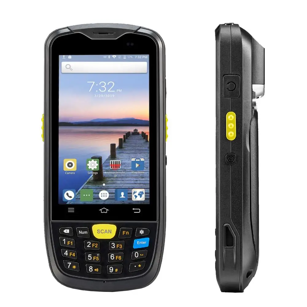 Сенсорный экран android Ручной pda сканер штрих кода 1d 2d Портативный сборщик данных