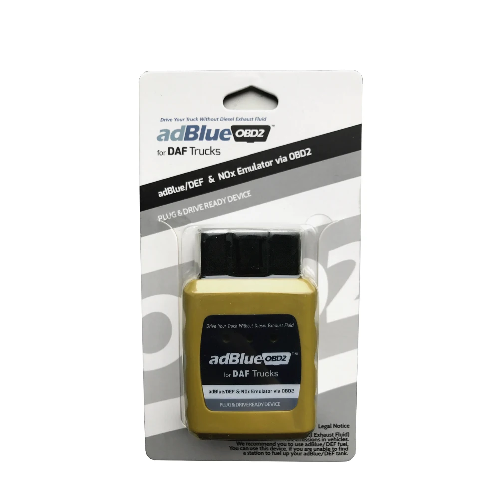 2018 Новое поступление Adblue OBD2 для грузовиков DAF Adblue/DEF Nox эмулятор через сканер