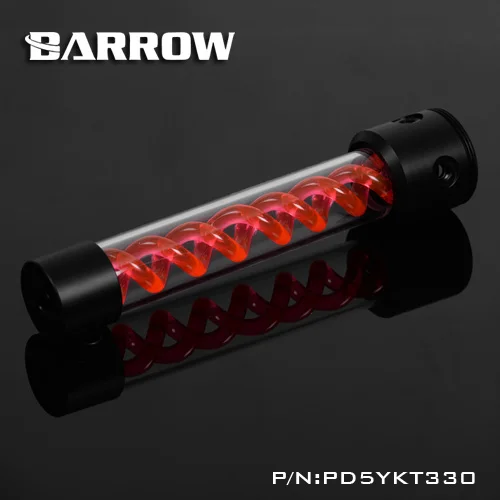 Red Курган охладитель воды T вируса D5/SPG40A интегрированный spriral Крышка Резервуара насоса черный пом 180 мм/230 мм/280 мм/330 мм радиатор гаджет - Цвет лезвия: Red