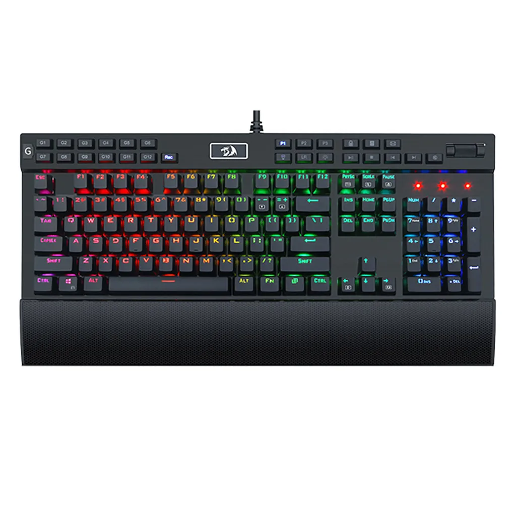 Эргономичный дизайн Проводная K550 USB игровая 8 светодиодный механическая