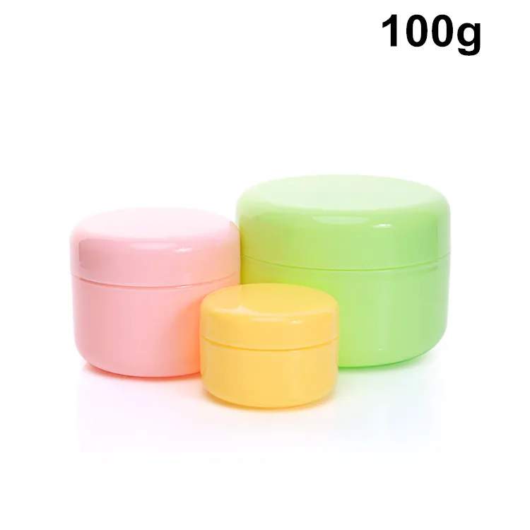 

50 X 100g Cosmetic Container Jar Pot Eyeshadow Makeup Face Cream Lotion Refillable Sample Cream Bottle