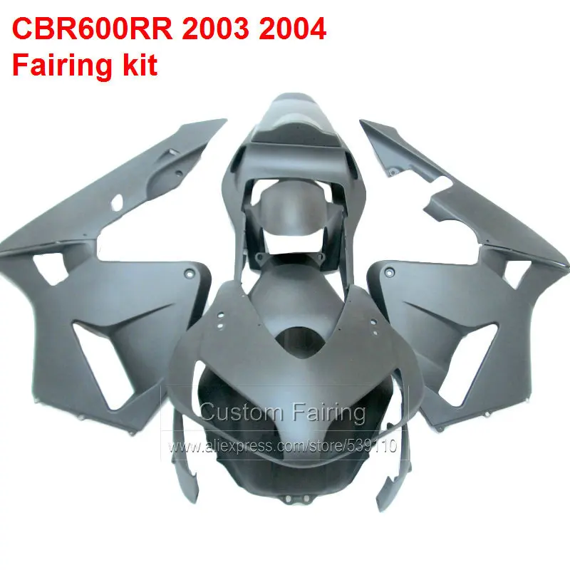 

Fairings Body For HONDA CBR600RR 0304 ( Matte black ) decal fairing kit TP31