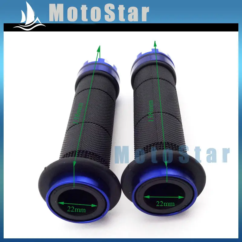 Синие ручки 7/8 дюйма + рычаг тормоза дроссельной заслонки для 125cc 150cc 200cc 250cc Chinese ATV