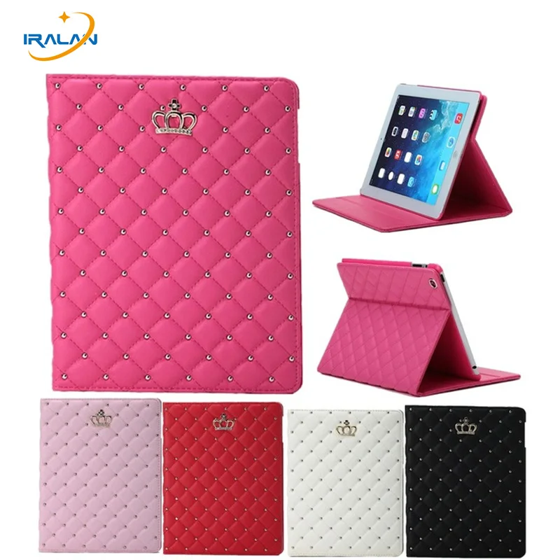 Роскошный сетчатый чехол из искусственной кожи для Apple iPad 9 7 2017 новая модель A1822