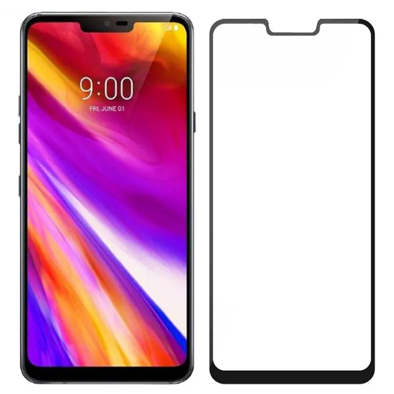 For LG G7 G7+ Full Cover Tempered Glass 3D 9H Screen Protector Covering Protective Film On G 7 G710EM LMG710EM ThinQ G710 EM | Мобильные