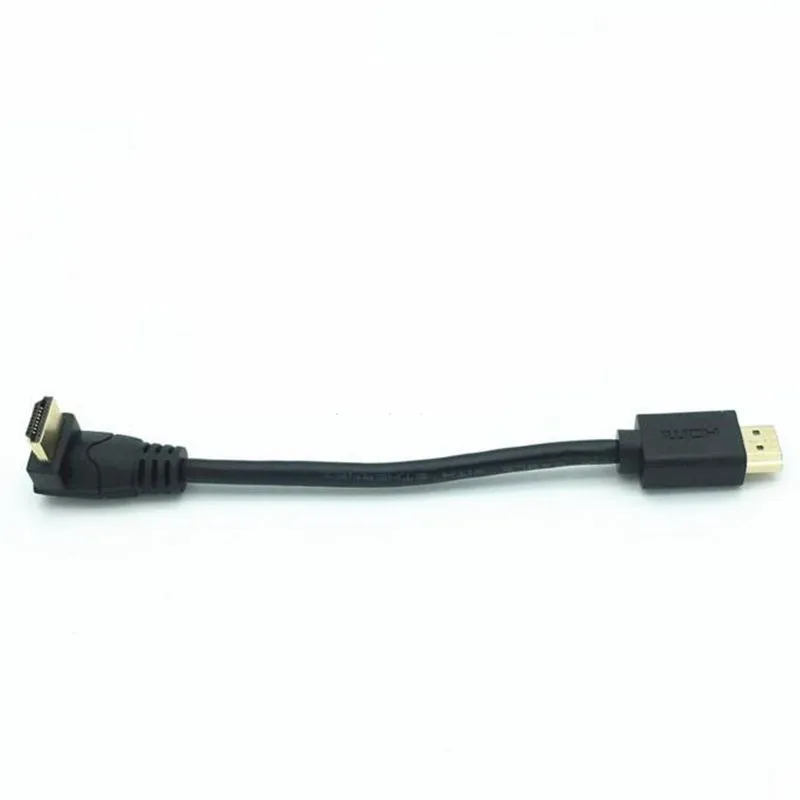 Кабель HDMI V2.0 с левым и правым углом вверх вниз кабель Папа-папа 15 см 60 6 футов 4K * 2K