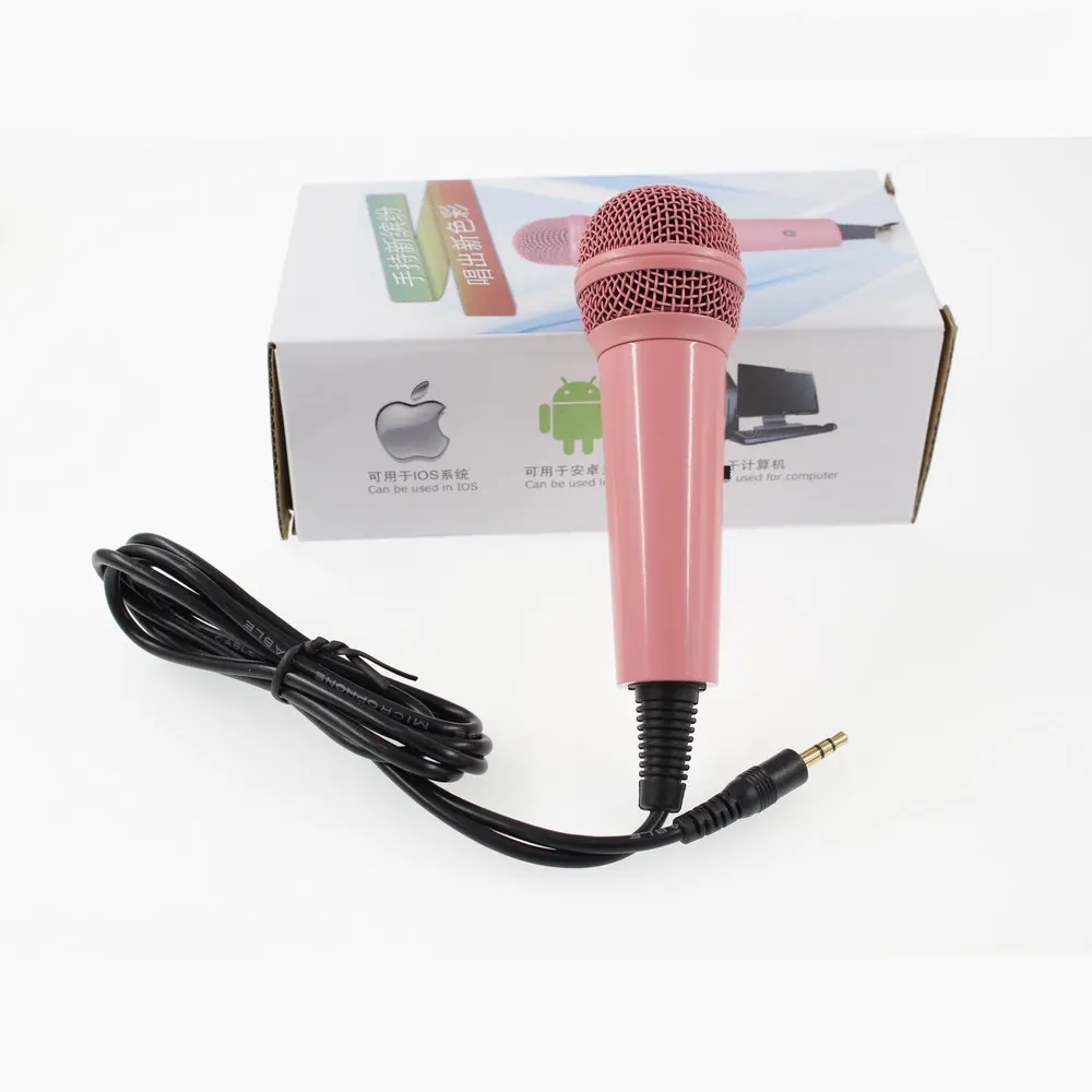 Мини портативный проводной конденсаторный микрофон с одним направлением записи и 3,5 мм разъемом для использования с мобильными телефонами, ПК и домашним караоке. В продаже.