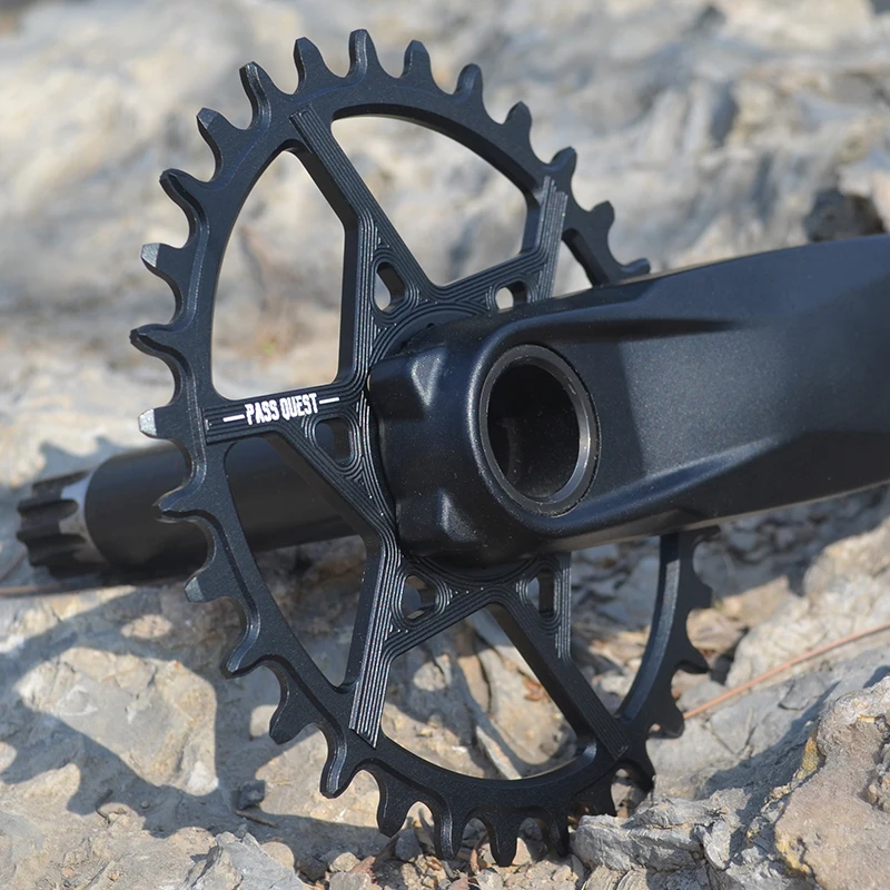 Pass Quest MTB Crankset овальная GXP узкая широкая цепная цепь/цепное кольцо велосипедная