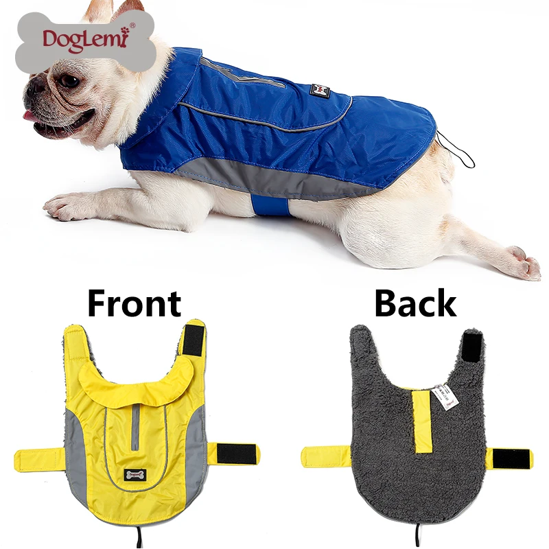 Зимнее мягкое пальто DogLemi для домашнего питомца теплая флисовая