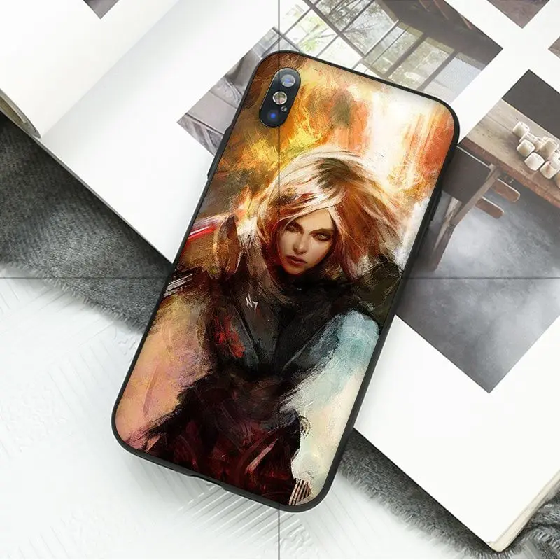 Ruicaica N7 Mass Effect черный мягкий чехол для телефона Apple iPhone 8 7 6 6S Plus X XS MAX 5 5S SE XR |