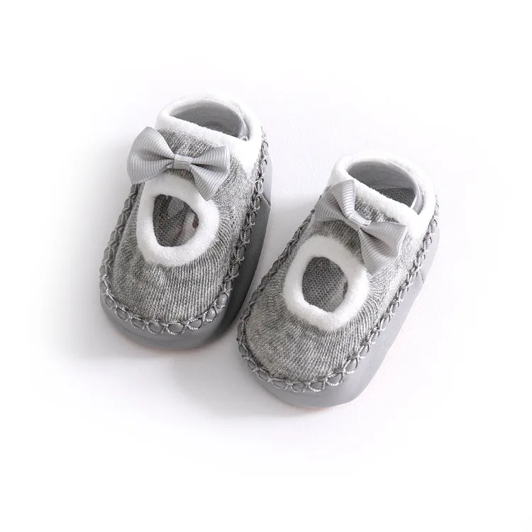 Детские носки для девочек Happy Infant обувь новорожденных Нескользящие